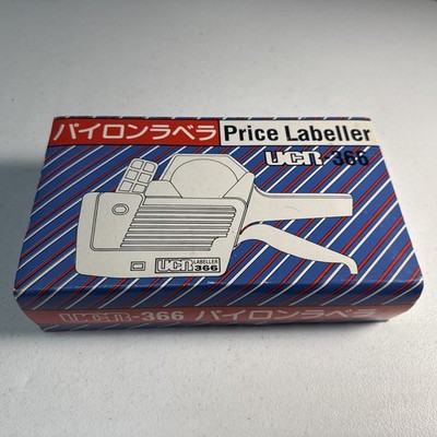 Vintage Labeller UCR-366 Label Maker Gun Good Condition With