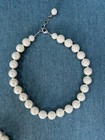 Faux pearl necklace and bracelet set — photo 3