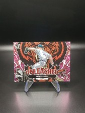 2023 Panini Donruss - Unleashed Jackson Jobe #U13 Pink Fireworks (RC)