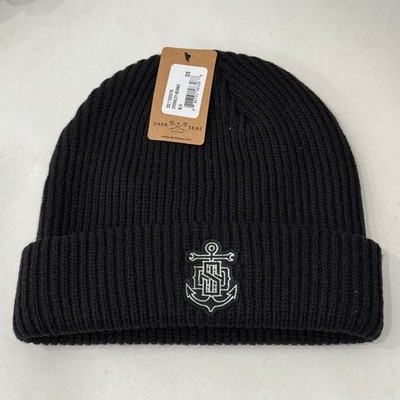 Dark Seas Beanie Viper Black OSFM NEW Snowboard Ski Winter Anchor