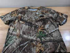Under Armour Men's Shirt 2XL Camo Realtree Loose Heatgear Hunting Short Sleeve