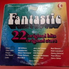 K-Tel Fantastic 22 Original Hits Original Stars LP Vinyl 1972