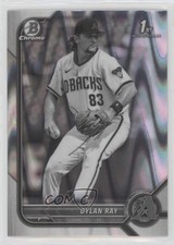 2022 Bowman Draft Chrome Black & White RayWave Refractor Dylan Ray #BDC-191 0b3