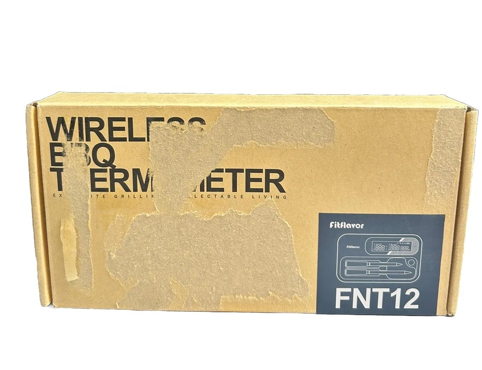 FitFlavor Smart Wireless Meat Thermometer, WiFi & Bluetooth for BBQ & Grilling - Image 4 of 4