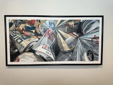 “Recyclables”, Original Acrylic On canvas Photorealistic Painting - 24”x 48”