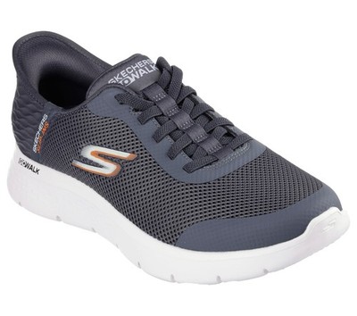 Skechers Men's Go Walk Flex Hands Free Slip-Ins Sneaker, Gray