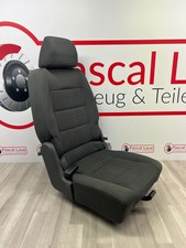 VW Touran 1T1 Sitz 2. Reihe Einzelsitz Stoffsitz hinten links anthrazit schwarz