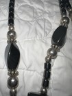 Vintage Jovita Haskie Navajo Sterling Silver Hematite Double Necklace — photo 7
