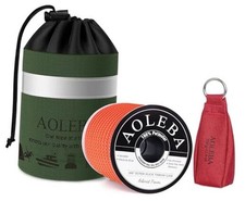 Arborist Throw Line Kit, Slick Arborist 166FT Rope With 12 Oz Throw Bag Green