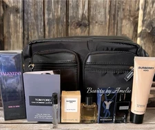 Men’s Cologne Lot ~ Burberry Hero & YSL Y + Valentino SpiceBomb Mini Splash