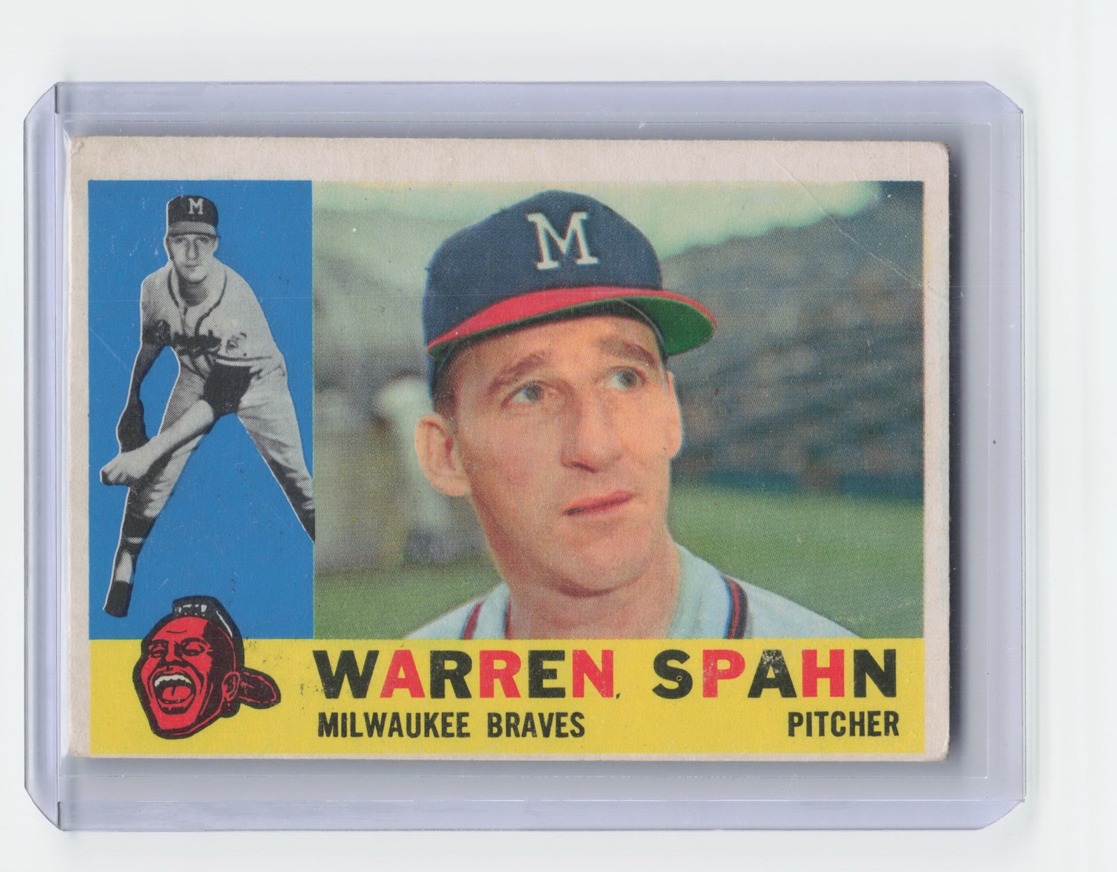 1960 Topps #445 Warren Spahn