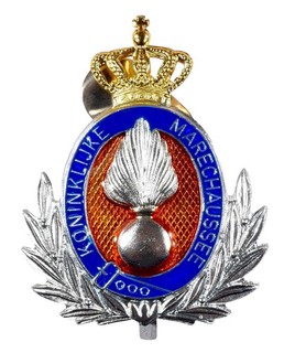 Vintage Old Obsolete Holland Netherland Dutch Royal Police Policemans Cap Badge