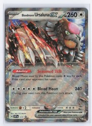 Bloodmoon Ursaluna ex 177 Scarlet & Violet Promo Card