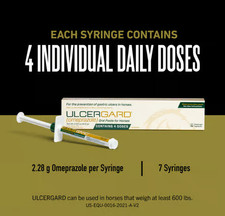 UlcerGard Omeprazole 2.28mg Oral Paste Syringe New date 7/2026 -Fast Ship