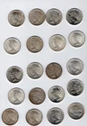 1922 Peace Silver Dollar roll of 20 VG to AU