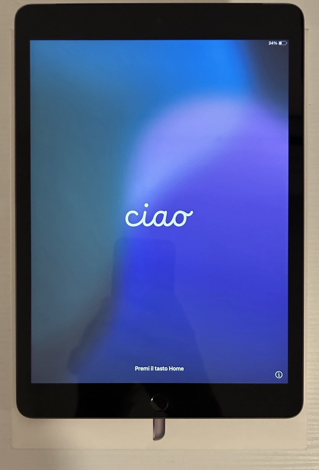 Apple IPad nona 9a generazione WI-FI + LTE cellulare 64Gb,penna,scatola,custodia