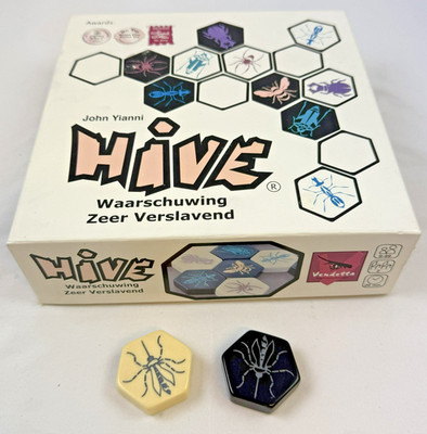 Hive Legespiel Brettspiel John Yianni Asmodee mit Mosquito Erweiterung komplett