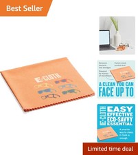 Reusable Microfiber Cleaning Cloth for Glasses - Removes 99 Bacteria, 1 Pack