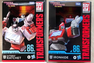 Transformers Studio Series 86 The Movie SS86 Ratchet & Ironhide Hasbro Brandneu