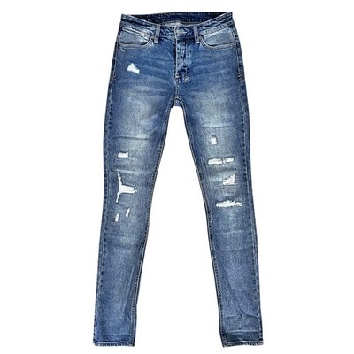 KSUBI *rare* NWOT Van Winkle Runaway Repair Distressed Denim Jeans Size 30W 33L