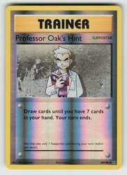 Professor Oak's Hint 84/108 Reverse Holo XY Evolutions