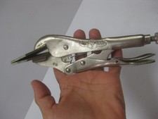 Vintage Petersen Vise Grip 8R Sheet Metal Locking Pliers made in USA