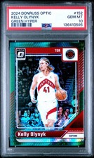2024 PANINI DONRUSS OPTIC GREEN HYPER #152 KELLY OLYNYK 48/249 PSA 10