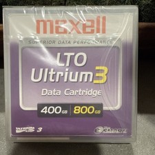 Maxell LTO Ultrium 3 400GB/800GB Data Cartridges Sealed BN