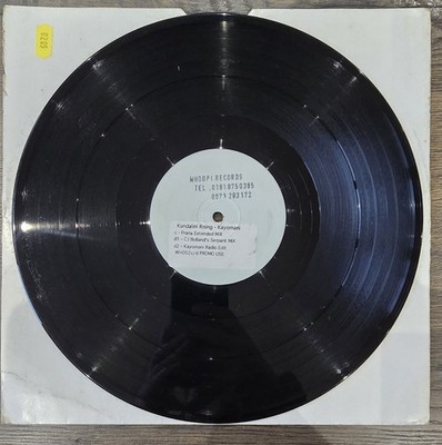 KUNDALINI RISING - KAYOMANI - 12'' WHITE LABEL PROMO SINGLE - WHOOP RECORDS VG
