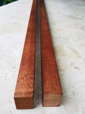 SOLID MAHOGANY TIMBER HARDWOOD BLANKS CRAFT HOBBY DIY  2FT Long