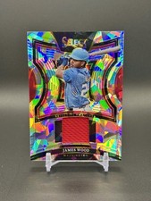 James Wood 2025 Select Baseball Selective Swatches Cracked Ice Relic Nationals