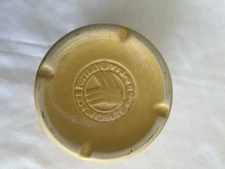 Yellow Longaberger Pottery Dish