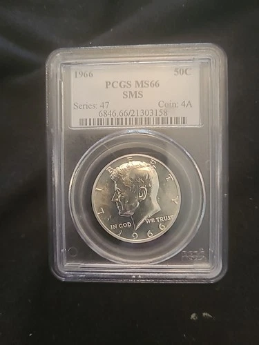 1966 PCGS Kennedy Half SMS MS66
