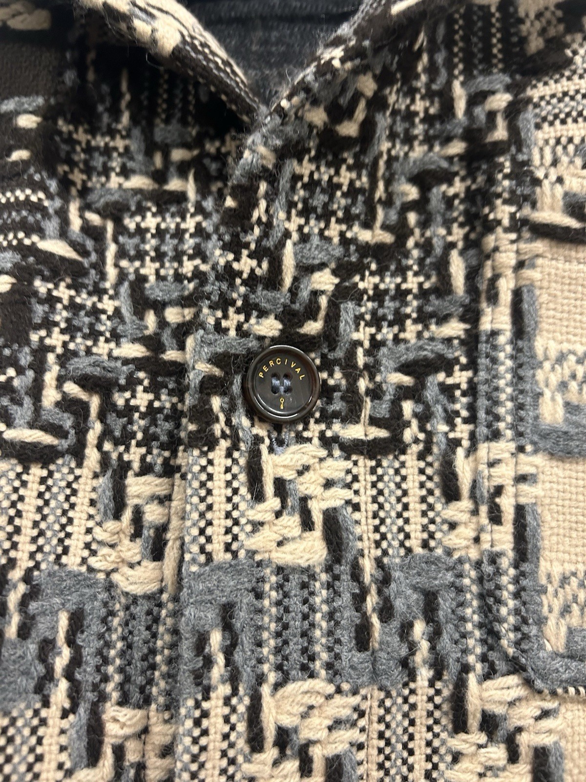 Percival Limited Edition Twill Patchwork Jacket - image 4