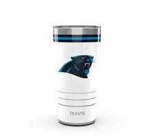 CAROLINA PANTHERS, 20oz STAINLESS STEEL TUMBLER FROM TERVIS WITH LID