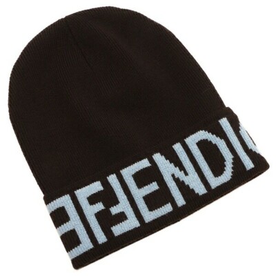 FENDI Wool Knit Cap Fendi Wool Knit Zucca Beanie Tortora 1927946 – FASHIONPHILE main image 4