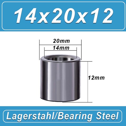 Lager Stahlhülse Buchse ID 14/15/16/17-20mm verschleißfeste Abstandshalter - Bild 37 von 255