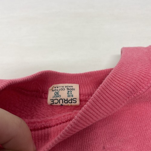 Sudadera De Colección Años 60 Cacahuetes Mayo Abeto Rosa Cuello Redondo Snoopy Talla Verdadera 12 - Imagen 8 de 14