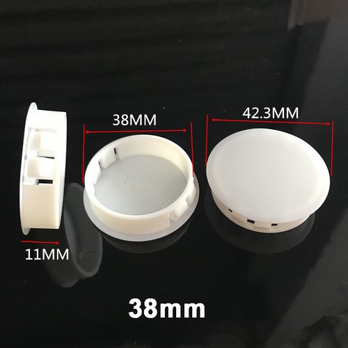 Tappi estremità di copertura in plastica rotonda inserti tubo nero spina bung 5 mm - 50 mm - Foto 49 di 52