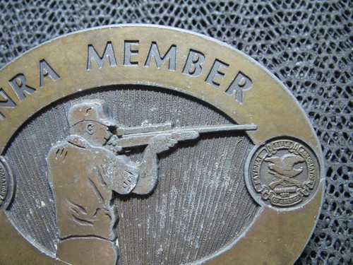 NRA RIFLEMAN BELT BUCKLE! VINTAGE! RARE! 1980s! USA! HUNTING SHOOTING PATRIOT - 第 6/8 張圖片