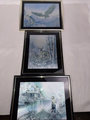 3 Manifestations   Magic Effects  Optical Illusionary Art Metallic Prints 8x10