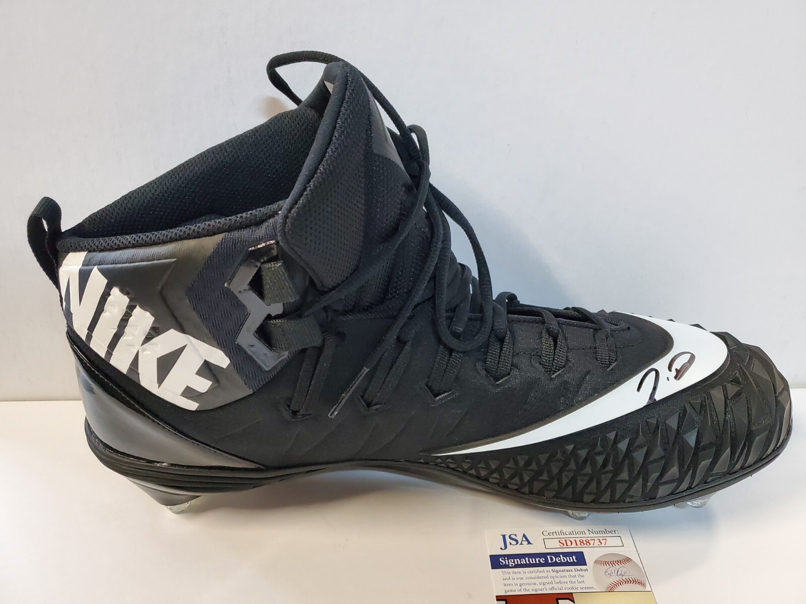 Jordan Davis Autographed Signed Philadelphia Eagles CLEAT JSA COA 