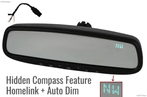 Sonata Rearview Mirror Auto Dim Hidden Compass Homelink ZTVHL3 GNTX-453 015894