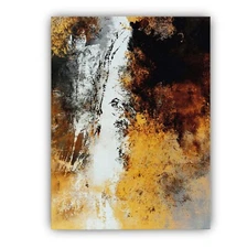Water Fall Framed Canvas Stretched Ready to Hang 50x40 Home decor Gift.