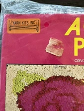 Vintage ~ 1976 ~ Tic Tac Toe~  # 112~ Pillow Kit ~ NEW M.H. Yarns Inc. USA