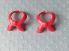 PLAYMOBIL Western @ 2 red pointed scarves for your soldiers, cow boys