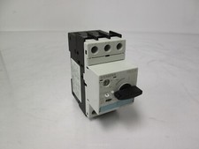 Siemens 3RV1421-1GA10 Manual Motor Starter 690VAC 4.5-6.3A 3 Pole DIN Mount