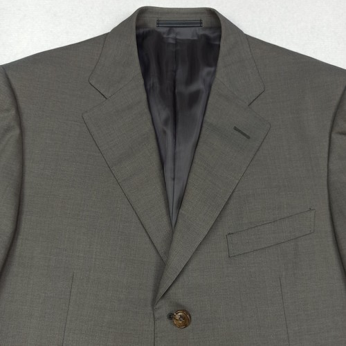 Ermenegildo Zegna Hombre Chaqueta Eu 52L (102) GB 44L Sólido Gris Blazer Lana - Imagen 5 de 13