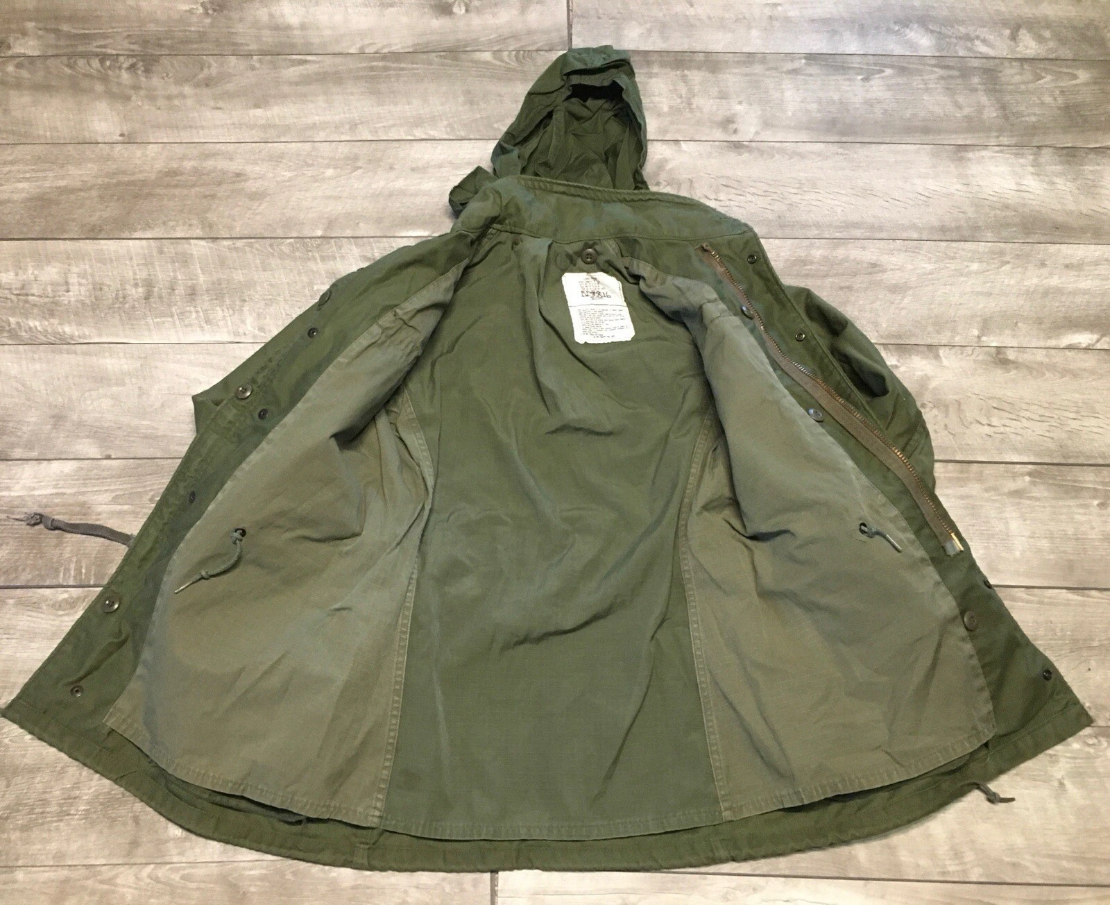  vtg cold weather og-107 field jacket