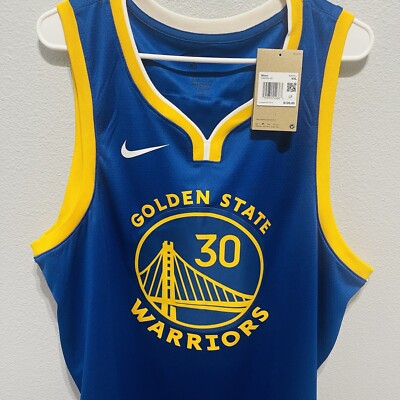 NIKE NBA GOLDEN STATE WARRIORS ICON CURRY 30 DRI FIT SIZE S Small